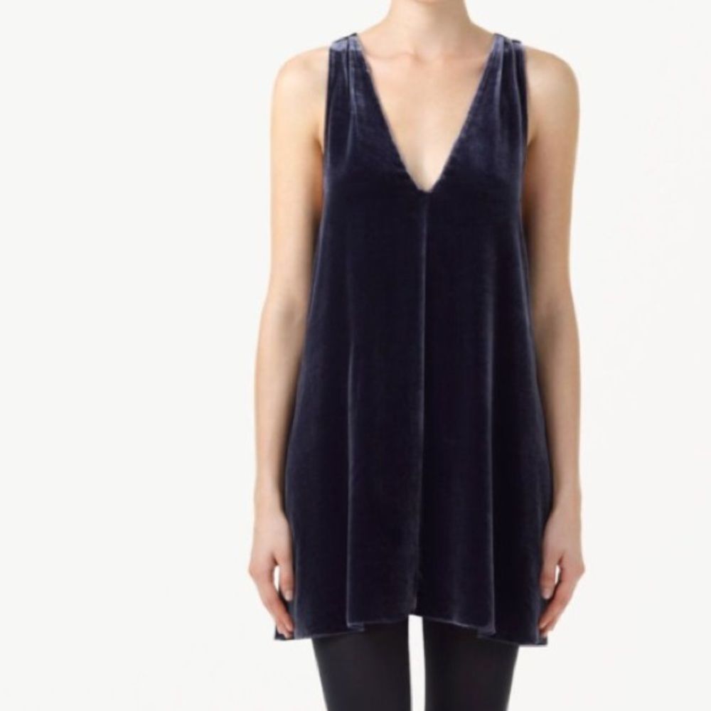 Aritzia T Babaton Women's Velvet Emery Dress